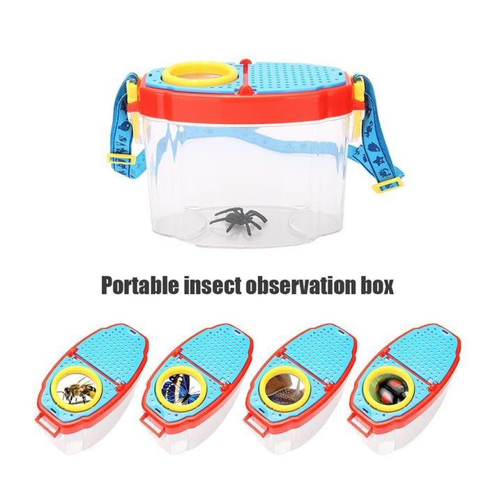

Ready- Kotak Observasi Serangga / Bug Insect Viewer / Portable Dengan Kaca