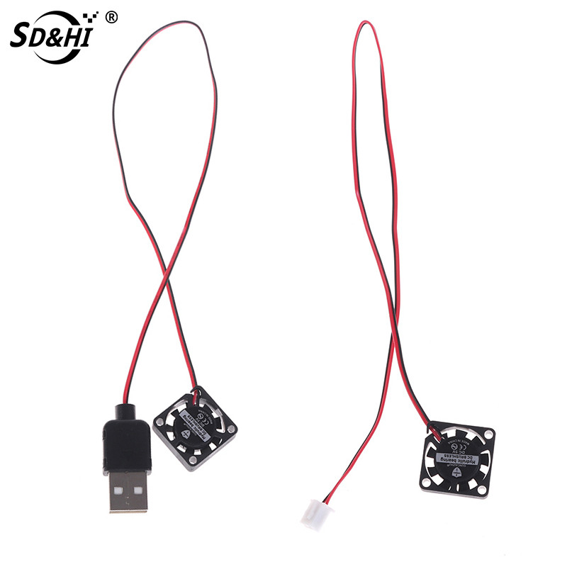 5v 12v 2CM 20MM Fan Cooling Fan 10000RPM Ultrathin Fan Mini Laptop Fan 2wire Silent Cooling Small