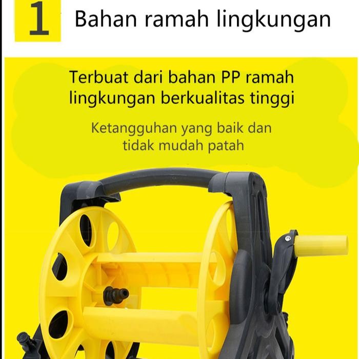 Terlaris 40M Hose Reel Set Gulungan Pipa Air Set Gulungan Selang Dengan Selang Air Selang Air Tahan