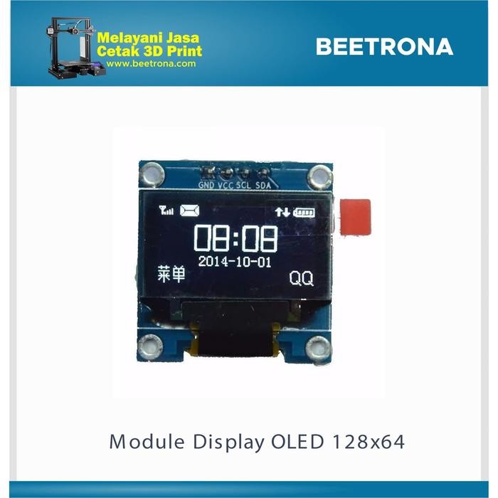 Module Display Oled 128X64 Lcd 12C 0.96'' Inch Arduino Berkualitas