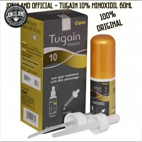 Terbaru Tugain 10% Minoxidil Original Segel Ready
