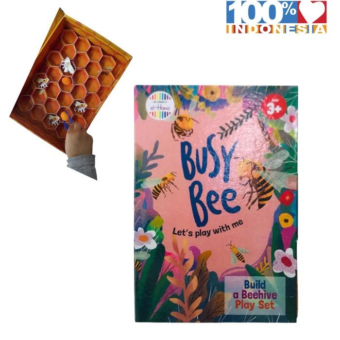 Mainan Edukasi Anak 3 Tahun Busy Book Bee