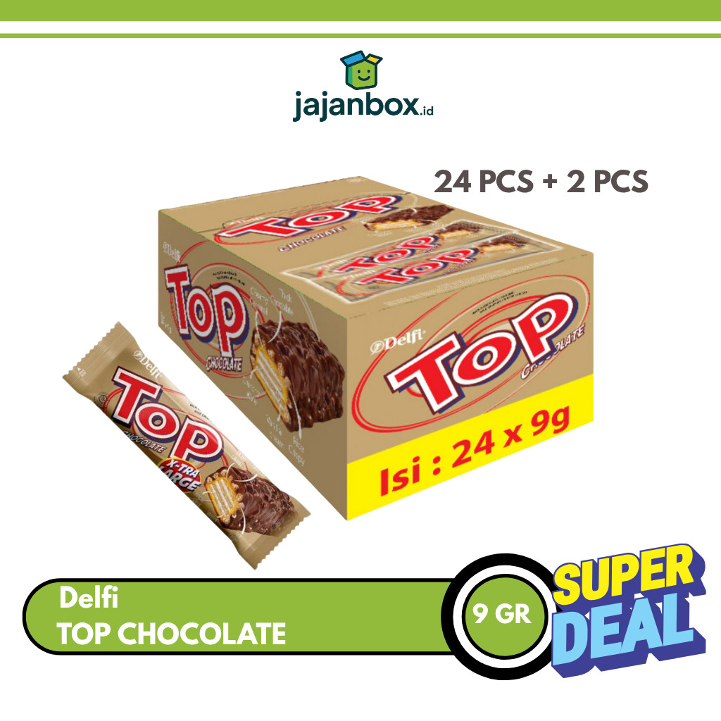 

Delfi Top Chocolate Wafer 9 g ( 24pcs / Box )