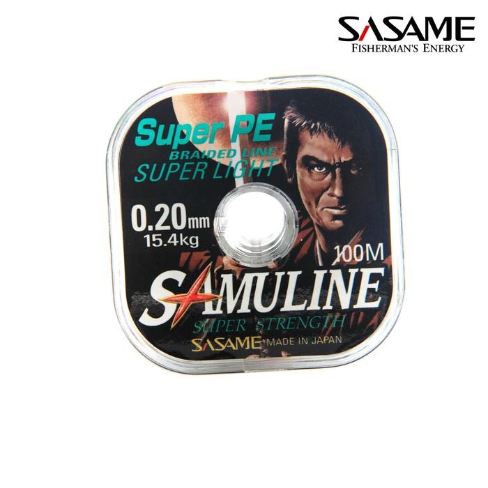 SASAME Samuline Super PE Super Light 100m Braided Line Senar Pancing