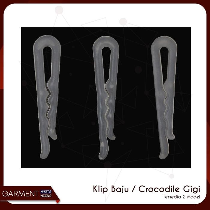 Jepit Buaya Klip Baju Kemeja Croile Gigi *