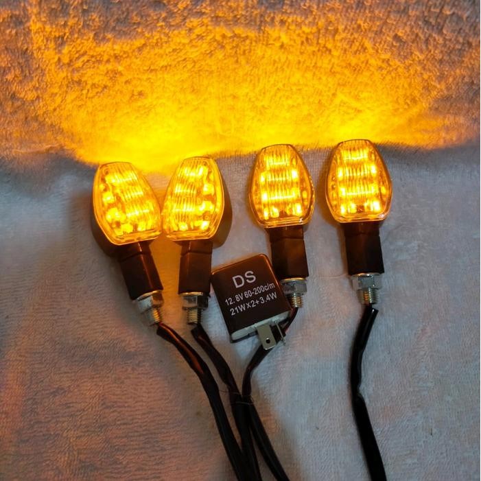 paket lampu sein led rx king cb 100 tiger ninja paket lampu sein led motor Foto Motorcycle *