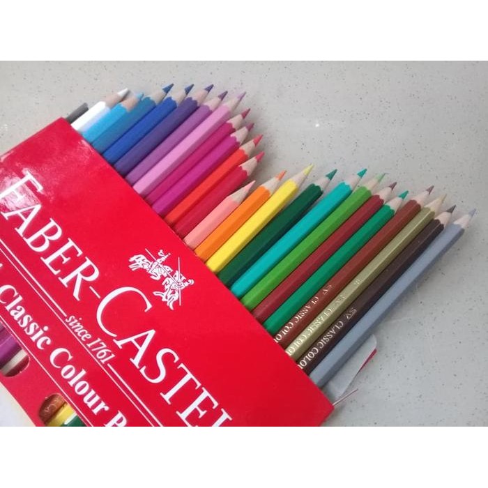 

Pensil Warna 24 Classic Colour Pencils Fabel Castell