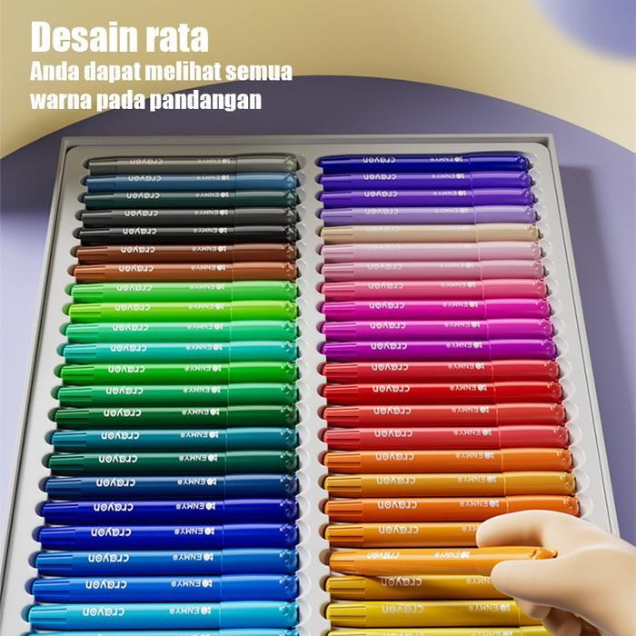 

Krayon Pensil Warna Lengkap Set Krayon Dapat Dicuci Air Crayon Putar Inti Untuk Anak Melukis Tanpa