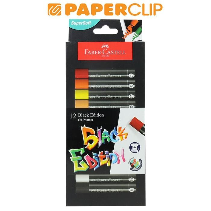 

Crayon Faber Castell Oil Pastel 220012 12C Black Edition