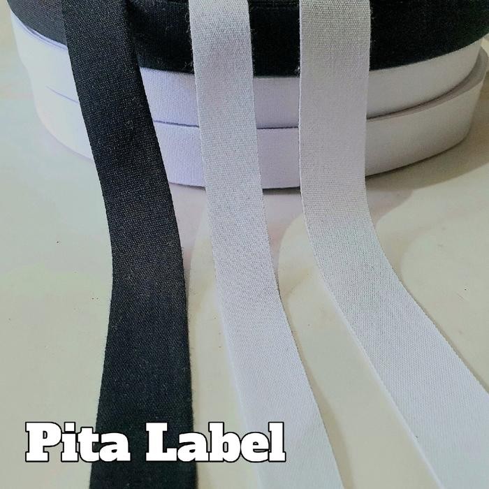 

Dunia Garment, Pita Label Canvas Katun Halus Dan Lembut Isi 100 Meter