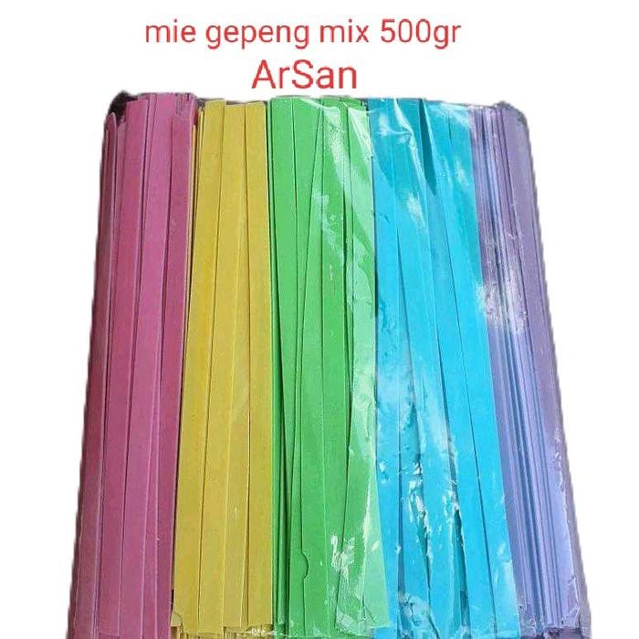 

New ArSan - Mie Gepeng Mix 1 Kg Noodles Instan Makanan Food