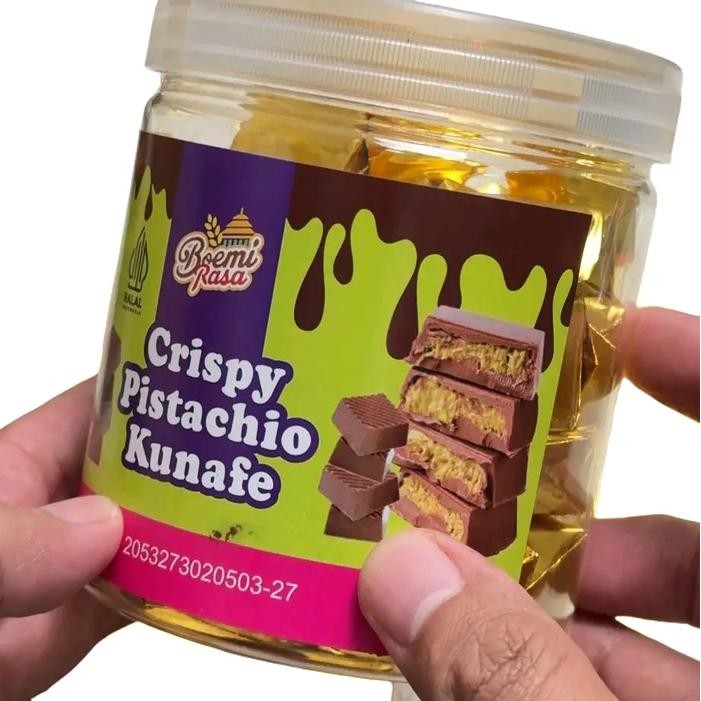 

New Mini Dubai Coklat Kunafa Cube - Kue Coklat Kecil - Chocolate, Food, Cemilan, Snacks Makanan