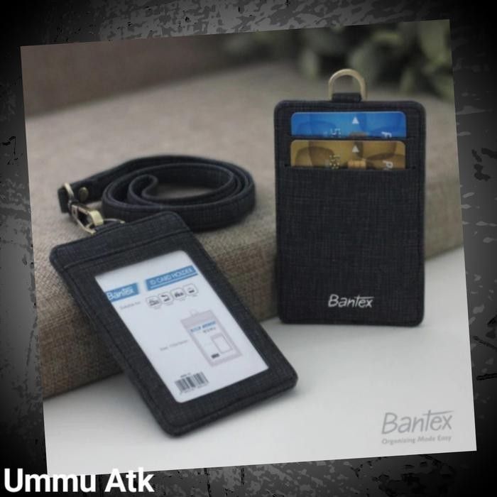 

Name tag bantex id card holder kulit black