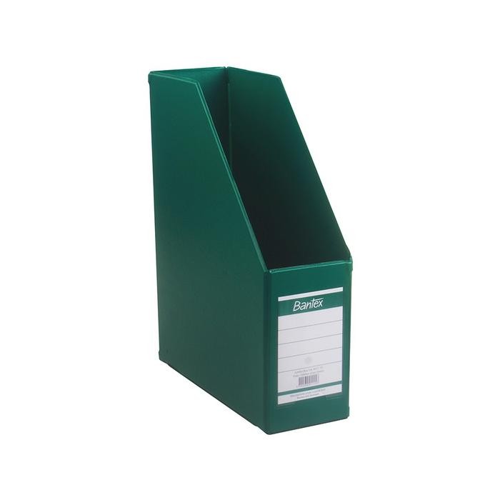 

Bantex Magazine File (Box File) 10cm Folio Grass Green #4011 15