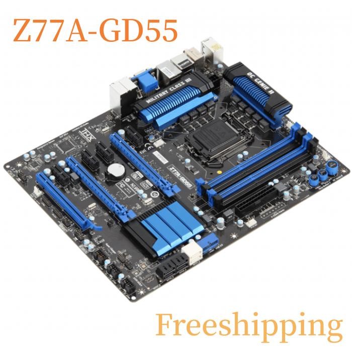 For MSI Z77A-GD55 Motherboard 32GB LGA 1155 DDR3 ATX Z77 Mainboard 100% Tested Fully Work