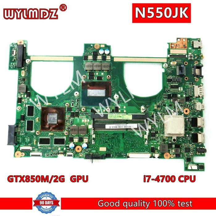 N550JK GTX850M/2G  i5/i7CPU notebook Motherboard REV2.1 For Asus Q550JV N550J N550JV N550JK N550JX L