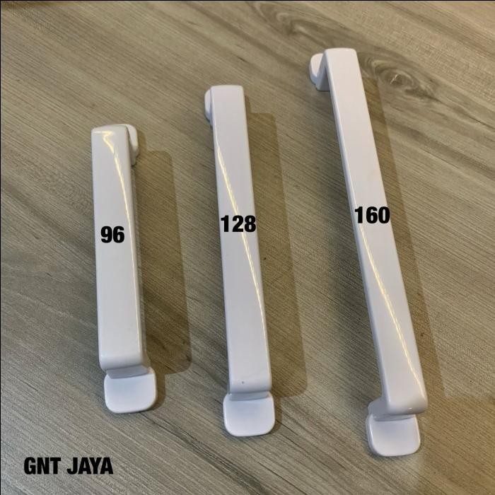 TARIKAN PUTIH PLASTIK minimalis pintu lemari laci handle murah *