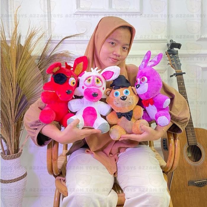 Boneka Freddy's FNAF Security Breach Five Night at Freddy LUCU *