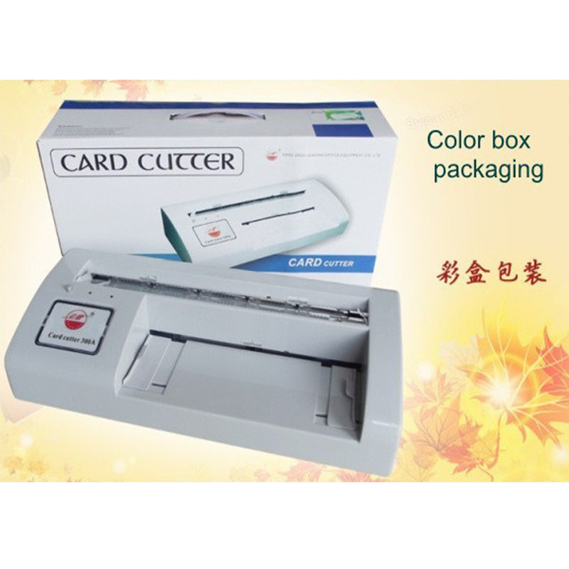 

Automatic Electric Business Card Cutting Machine 300B Business Card Cutter 90*54mm 220V 110V Heavy