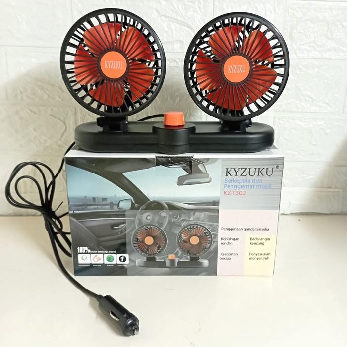 KIPAS ANGIN MOBIL DC KYZUKU KZ-T301 12Volt KZ-T302 24Volt