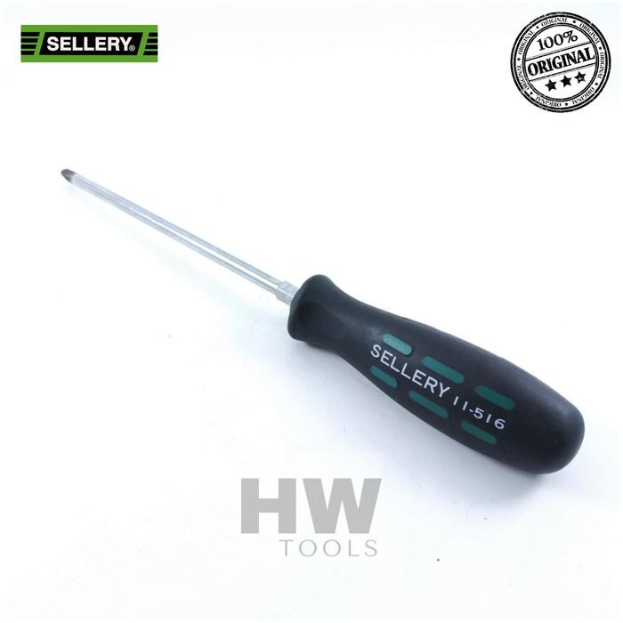 Obeng Bunga Obeng Plus Gagang Karet 6 Inch X 6Mm (+) Sellery 11-516