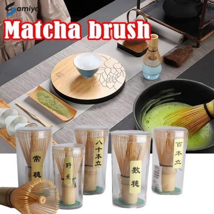 

matcha whisk bamboo brush / bambu pengaduk bubuk green tea japanese