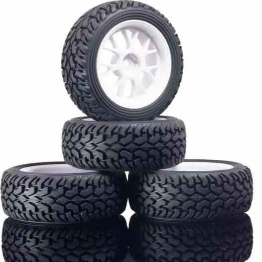 1pcs velg + ban onroad touring RC 1/10 TM HSP kyoso zd wltoys ff lrp