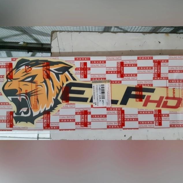 TERLARIS STIKER KABIN ISUZU ELF HD MACAN