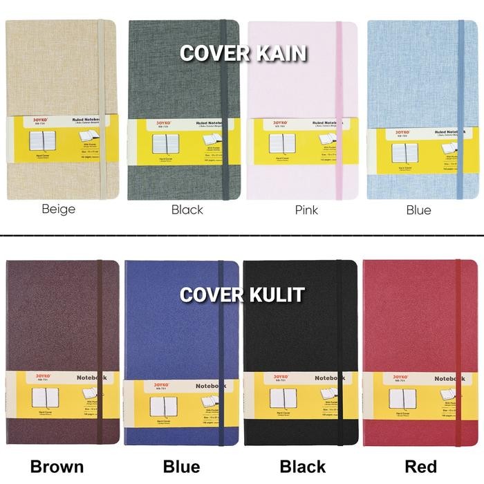

Terlaris- Joyko Notebook Diary A5 Hard Cover Ruled Dotted Grid Plain Pages / Buku Jurnal Joyko A5