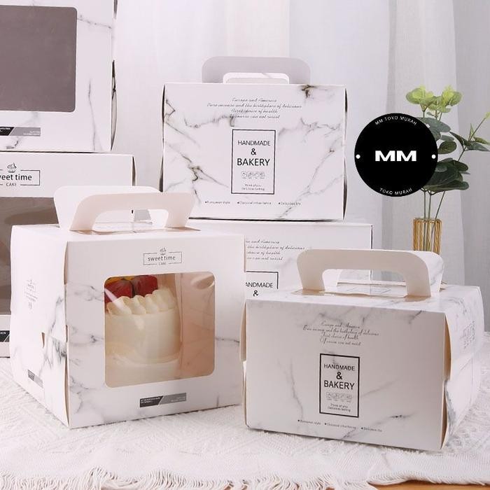 5pcs 20x20x15cm kotak dus kue tart dus kue tinggi box kue tart birthda Kode 672