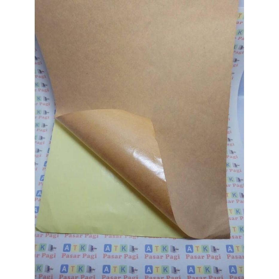 

Sticker Kraft Warna Coklat / Samson A4 ( Gold Bird)