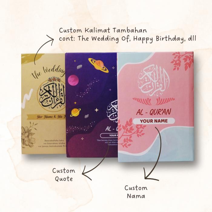 

Promo Al-QurAn Custom Nama Bombay [Non - Terjemah] A5 Tbk