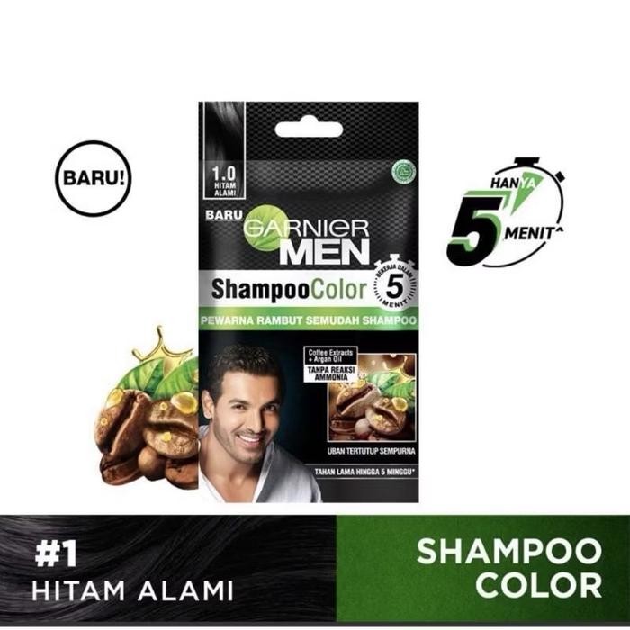 Shampoo Garnier Men Color Pewarna Rambut