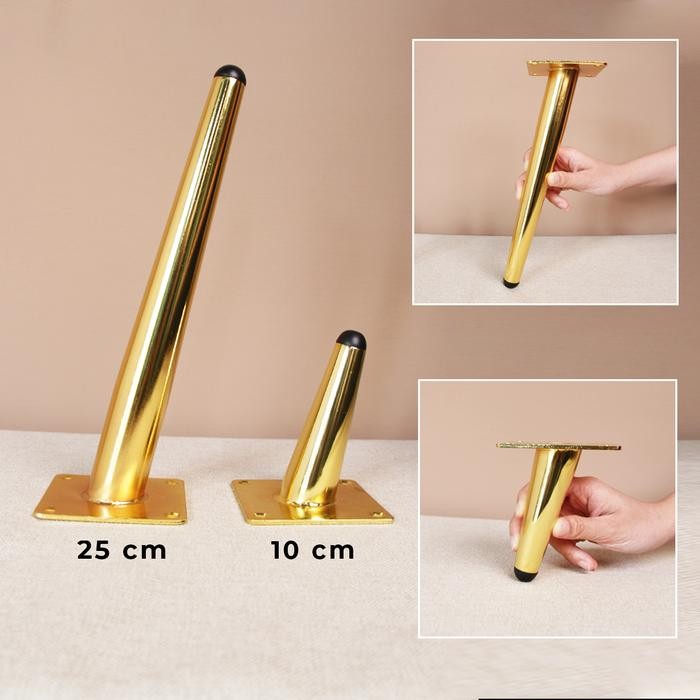 Kaki Kursi Sofa Stainless Gold