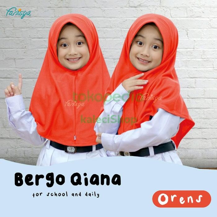 (Expert) JILBAB SEKOLAH SD DAILY BERGO KAOS QIANA FANISYA