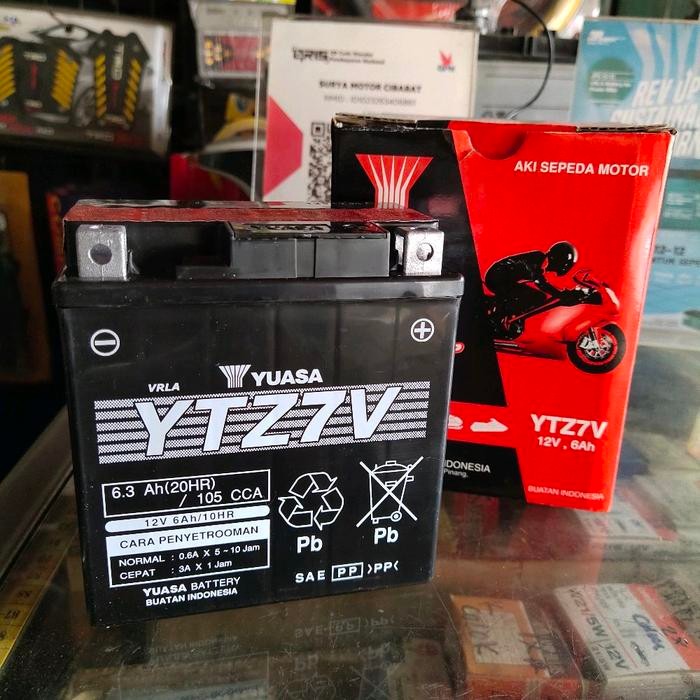Aki Kering Kendaraan Bermotor Yuasa YTZ7V-MF