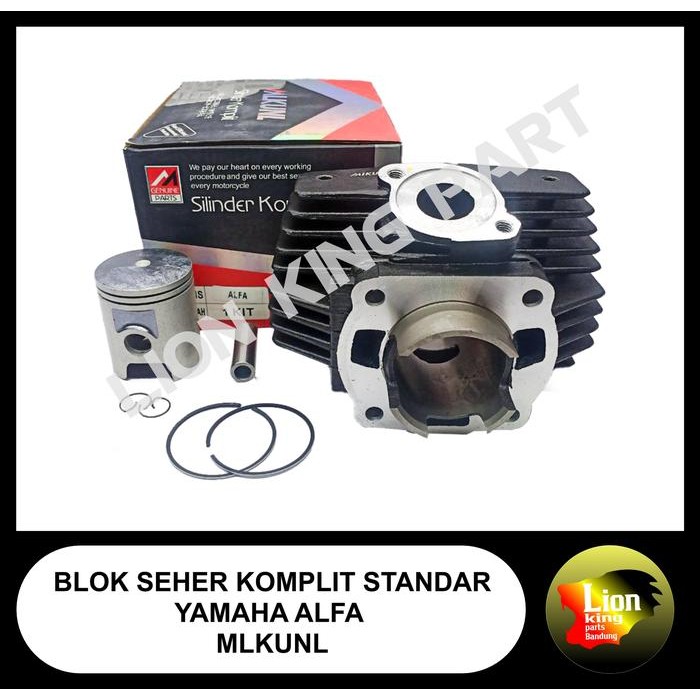 BLOK SEHER YAMAHA ALFA KOMPLIT BLOK SEHER ALFA MLKUNL SIZE STANDAR
