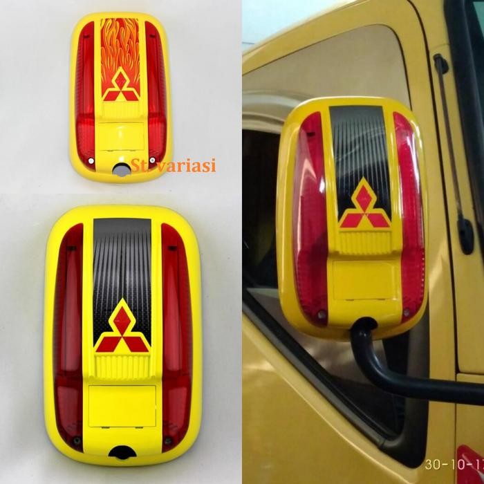 Cover Spion Truk Canter Kuning