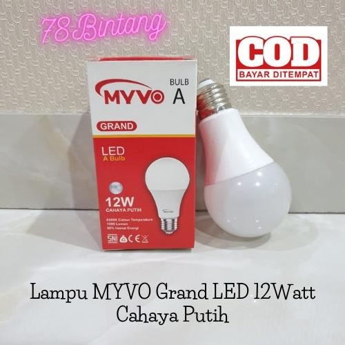 (Expert) Bohlam Lampu MYVO Grand LED A Bulb 12Watt - Bohlam Lampu MYVO