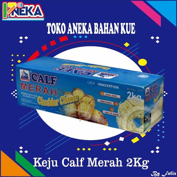 

(Expert) Calf Merah Keju Cheddar Cheese 2kg