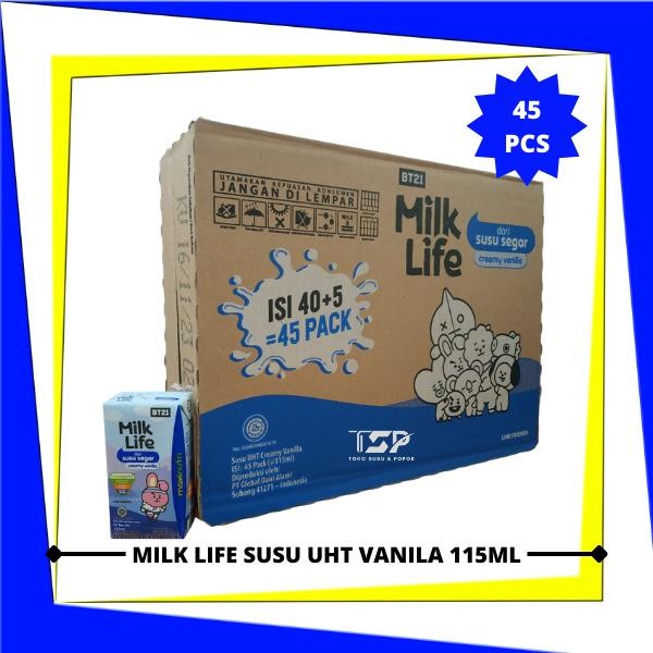

(Expert) MILK LIFE Susu UHT Vanila 115ml x 45 pcs (1 Karton)