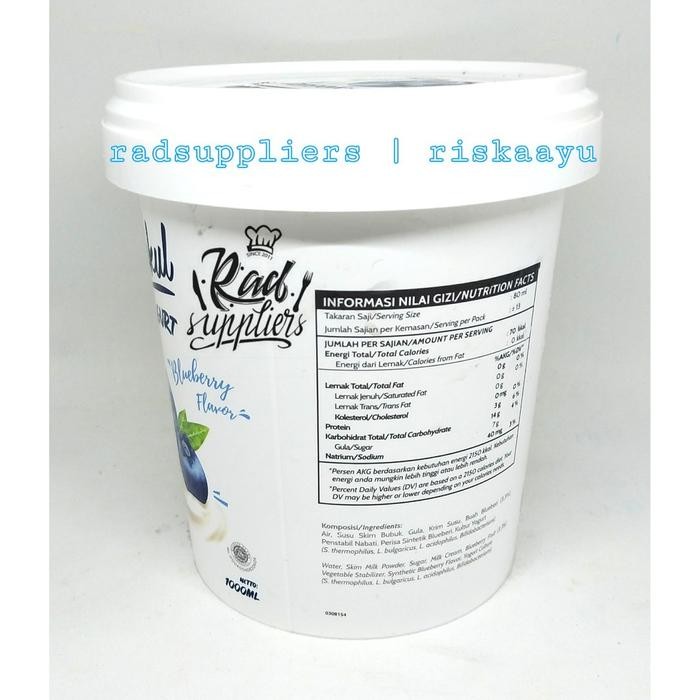 

(Expert) Biokul Stirred Yogurt BLUEBERRY 1Liter, Premium Quality, BEST SELLER!!