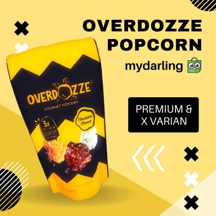 

(Expert) OVERDOZZE POPCORN kekinian enak premium grade / makanan ringan / snack