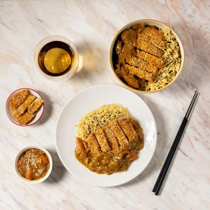 

(Expert) Japanese Baked Chicken Breast Katsu Curry. Healthy Diet Catering