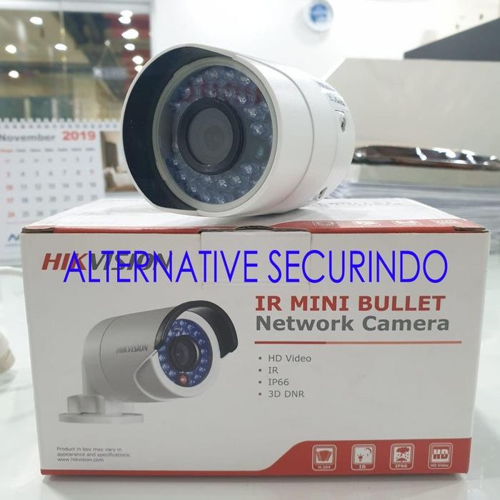 Ip Camera Hikvision Ds-2Cd2010F-I 1,3Mp Ir Bullet Pasti Ori