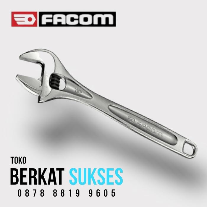 Terlaris Kunci Inggris Adjustable Wrench 8 Inch Facom 113A.8C