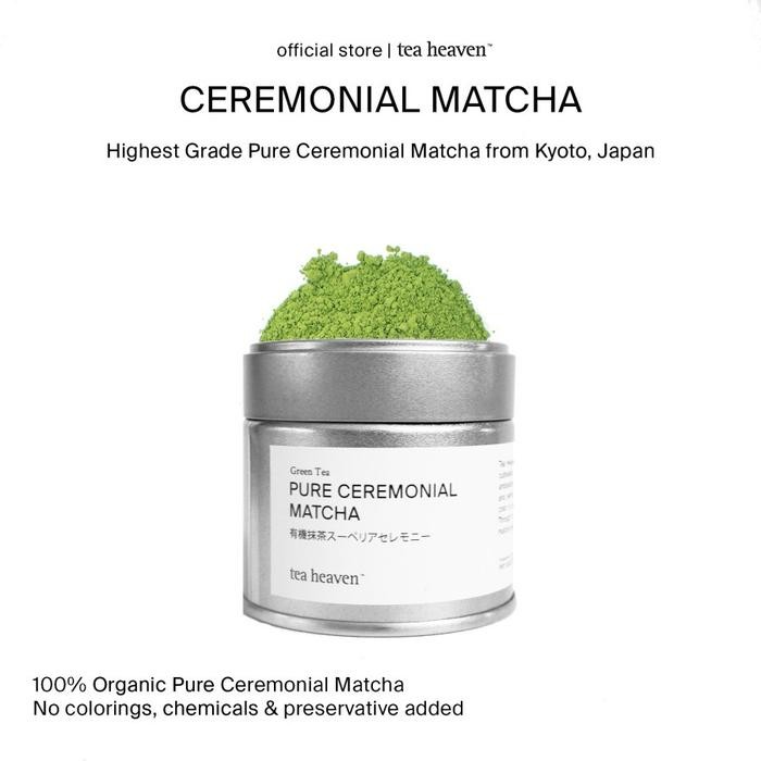 

Matcha Ceremonial Pure Green Tea Powder Teh Hijau Bubuk Jepang