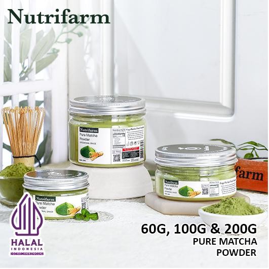 

Nutrifarm Pure Matcha Powder Ceremonial Grade / Bubuk Matcha Murni