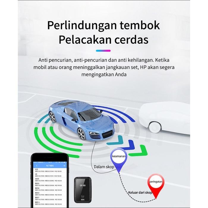 ZACRO GF09 GPS Mobil / GPS Motor Mini GPS Tracker GSM Recording Voice GF09