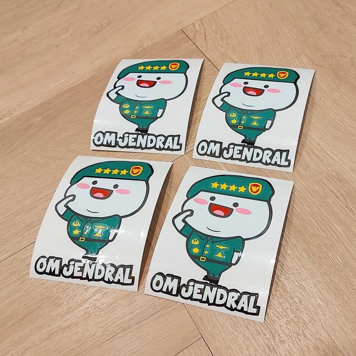 TERLARIS STIKER QUBY PENTOL OM JENDRAL [HARGA SATUAN]